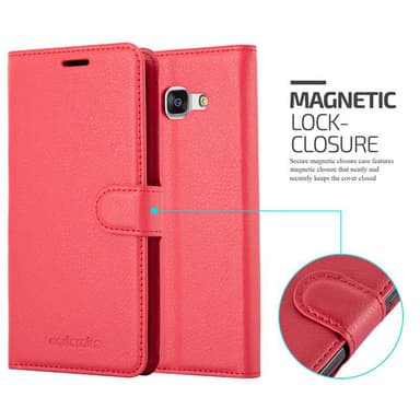 Samsung Galaxy A7 2016 Pungetui Cover Case (Rød)