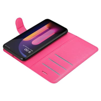 LG V60 ThinQ Pungetui Cover Case (Lyserød)