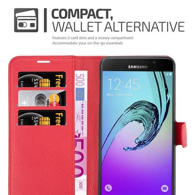 Samsung Galaxy A7 2016 Pungetui Cover Case (Rød)