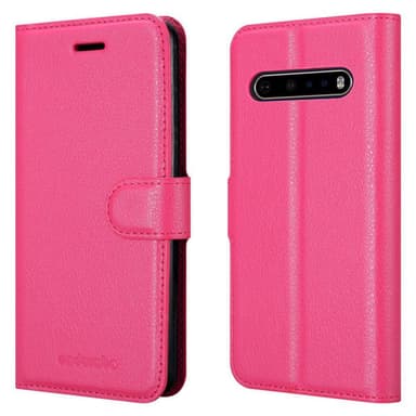 LG V60 ThinQ Pungetui Cover Case (Lyserød)