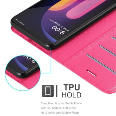 LG V60 ThinQ Pungetui Cover Case (Lyserød)