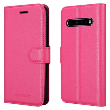 LG V60 ThinQ Pungetui Cover Case (Lyserød)