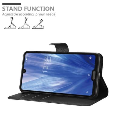 Sharp Aquos R3 Pungetui Cover Case (Sort)