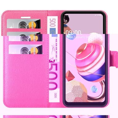 LG K51S Pungetui Cover Case (Lyserød)