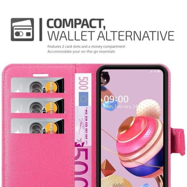 LG K51S Pungetui Cover Case (Lyserød)