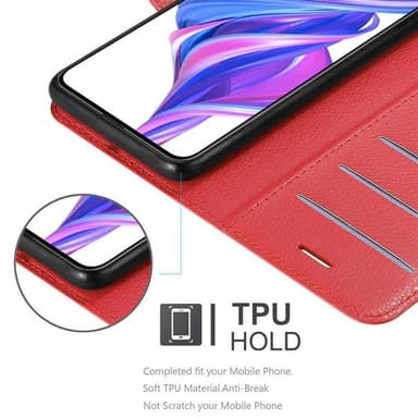 Honor 9X PRO Pungetui Cover Case (Rød)