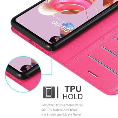 LG K51S Pungetui Cover Case (Lyserød)