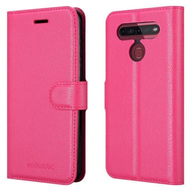 LG K51S Pungetui Cover Case (Lyserød)