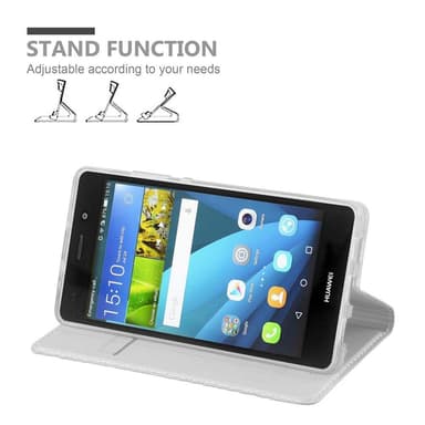Huawei P8 LITE 2015 Cover Etui Case (Sølv)
