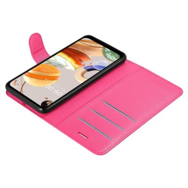 LG K61 Pungetui Cover Case (Lyserød)