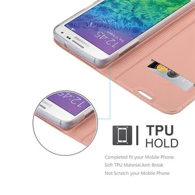 Samsung Galaxy ALPHA Cover Etui Case (Lyserød)