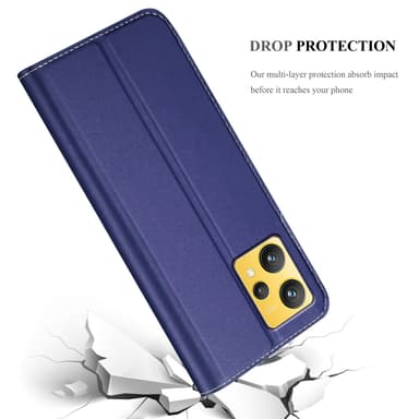 Realme 9 4G / 9 PRO+ Cover Etui Case (Blå)