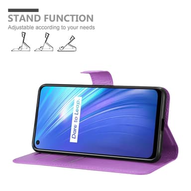 Realme 6 4G / 6s Pungetui Cover Case (Lilla)