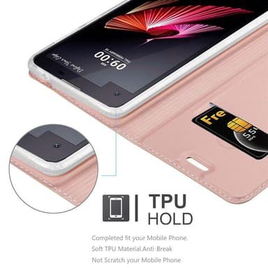 LG X SCREEN Cover Etui Case (Lyserød)