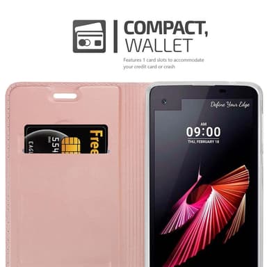 LG X SCREEN Cover Etui Case (Lyserød)