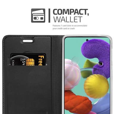 Samsung Galaxy A51 4G / M40s Cover Etui Case (Sort)