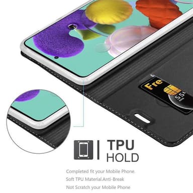 Samsung Galaxy A51 4G / M40s Cover Etui Case (Sort)