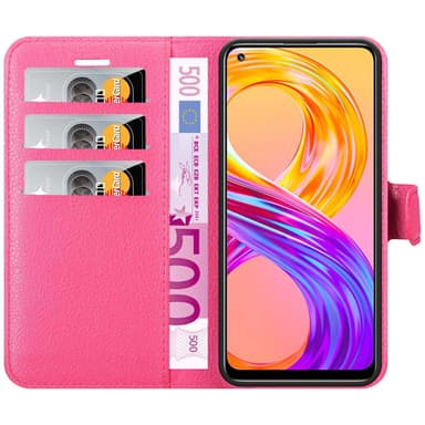 Realme 8 4G / 8 PRO Pungetui Cover Case (Lyserød)