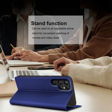 Samsung Galaxy S22 ULTRA Cover Etui Case (Blå)
