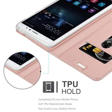 Huawei MATE S Cover Etui Case (Lyserød)