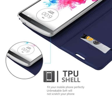 LG G3 Cover Etui Case (Blå)