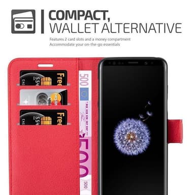 Samsung Galaxy S9 Pungetui Cover Case (Rød)