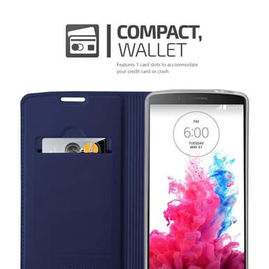 LG G3 Cover Etui Case (Blå)