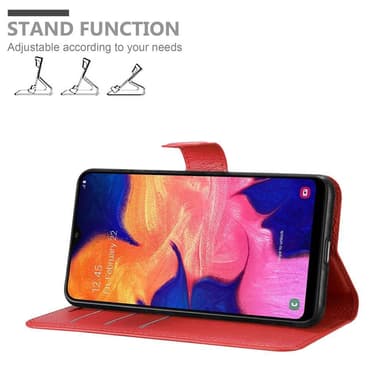 Samsung Galaxy A10 / M10 Pungetui Cover Case (Rød)