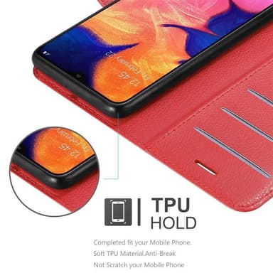 Samsung Galaxy A10 / M10 Pungetui Cover Case (Rød)