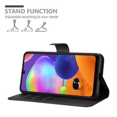 Samsung Galaxy A31 Pungetui Cover Case (Sort)