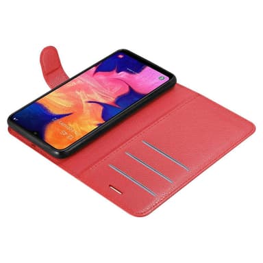 Samsung Galaxy A10 / M10 Pungetui Cover Case (Rød)