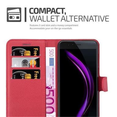 Honor 8 / 8 PREMIUM Pungetui Cover Case (Rød)