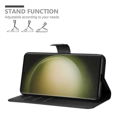 Samsung Galaxy S23 ULTRA Pungetui Cover Case (Sort)