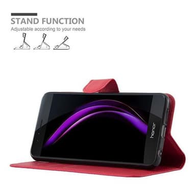 Honor 8 / 8 PREMIUM Pungetui Cover Case (Rød)