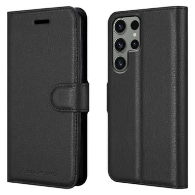 Samsung Galaxy S23 ULTRA Pungetui Cover Case (Sort)