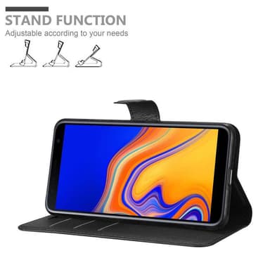 Samsung Galaxy J6 PLUS Pungetui Cover Case (Sort)