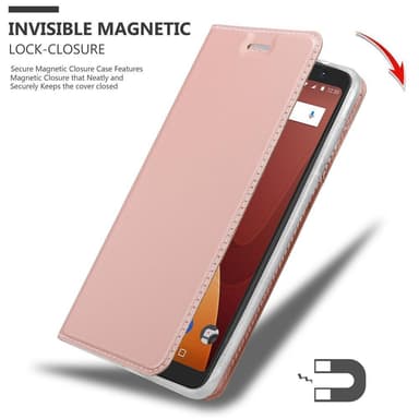 WIKO VIEW PRIME Cover Etui Case (Lyserød)