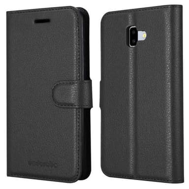 Samsung Galaxy J6 PLUS Pungetui Cover Case (Sort)