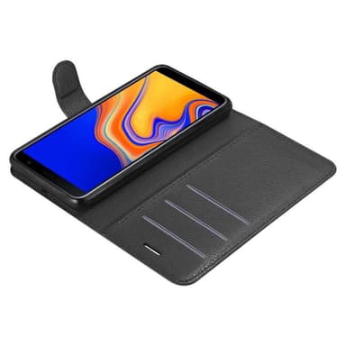 Samsung Galaxy J6 PLUS Pungetui Cover Case (Sort)