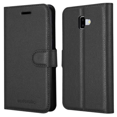 Samsung Galaxy J6 PLUS Pungetui Cover Case (Sort)