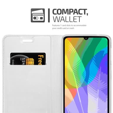 Huawei Y6P Cover Etui Case (Sølv)