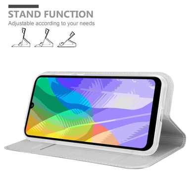 Huawei Y6P Cover Etui Case (Sølv)