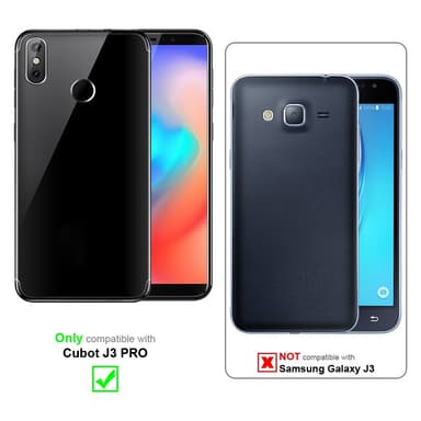 Cubot J3 PRO Cover Etui Case (Blå)