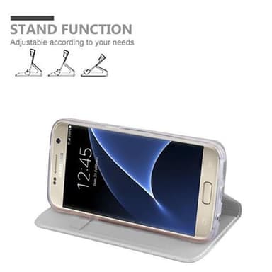 Samsung Galaxy S7 Cover Etui Case (Sølv)