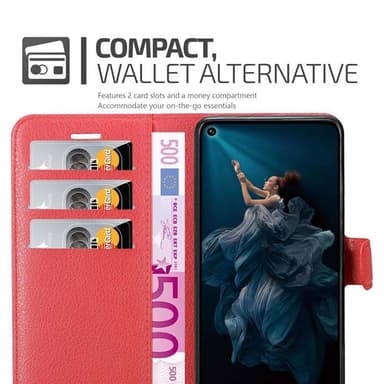 Honor 20 PRO Pungetui Cover Case (Rød)