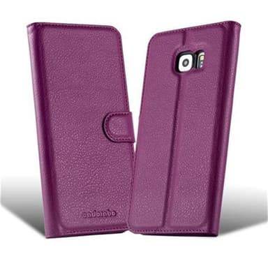 Samsung Galaxy S6 EDGE Pungetui Cover Case (Lilla)