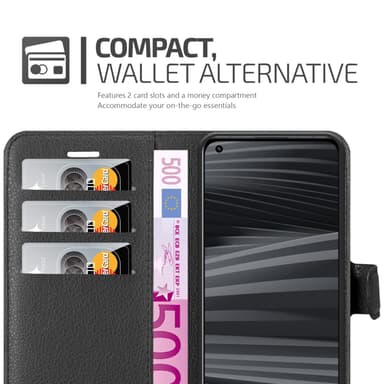 Realme GT 2 PRO Pungetui Cover Case (Sort)