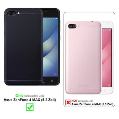 Asus ZenFone 4 MAX (5.2 tomme) Pungetui Cover Case