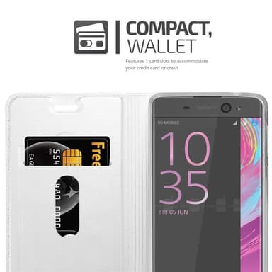 Sony Xperia XA Cover Etui Case (Sølv)