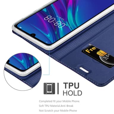 Huawei Y6 2019 Cover Etui Case (Blå)